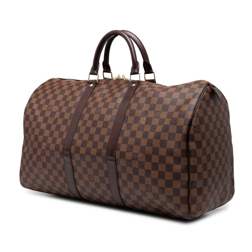 Louis Vuitton Damier Ebene Keepall 50 - Back view