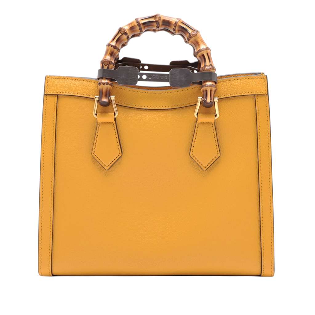 Gucci Medium Leather Bamboo Diana Satchel - 2