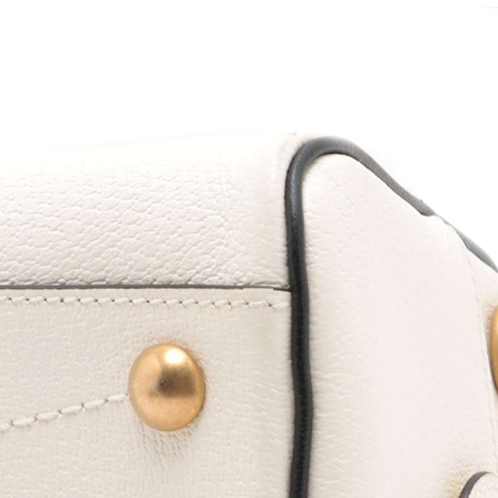 Gucci Adidas Mini Textured Dollar Calfskin Logo Web Duffle Bag - Detail 2