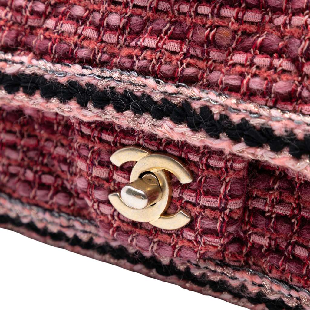 Chanel Mini Braided Classic Tweed Single Flap - Detail 1