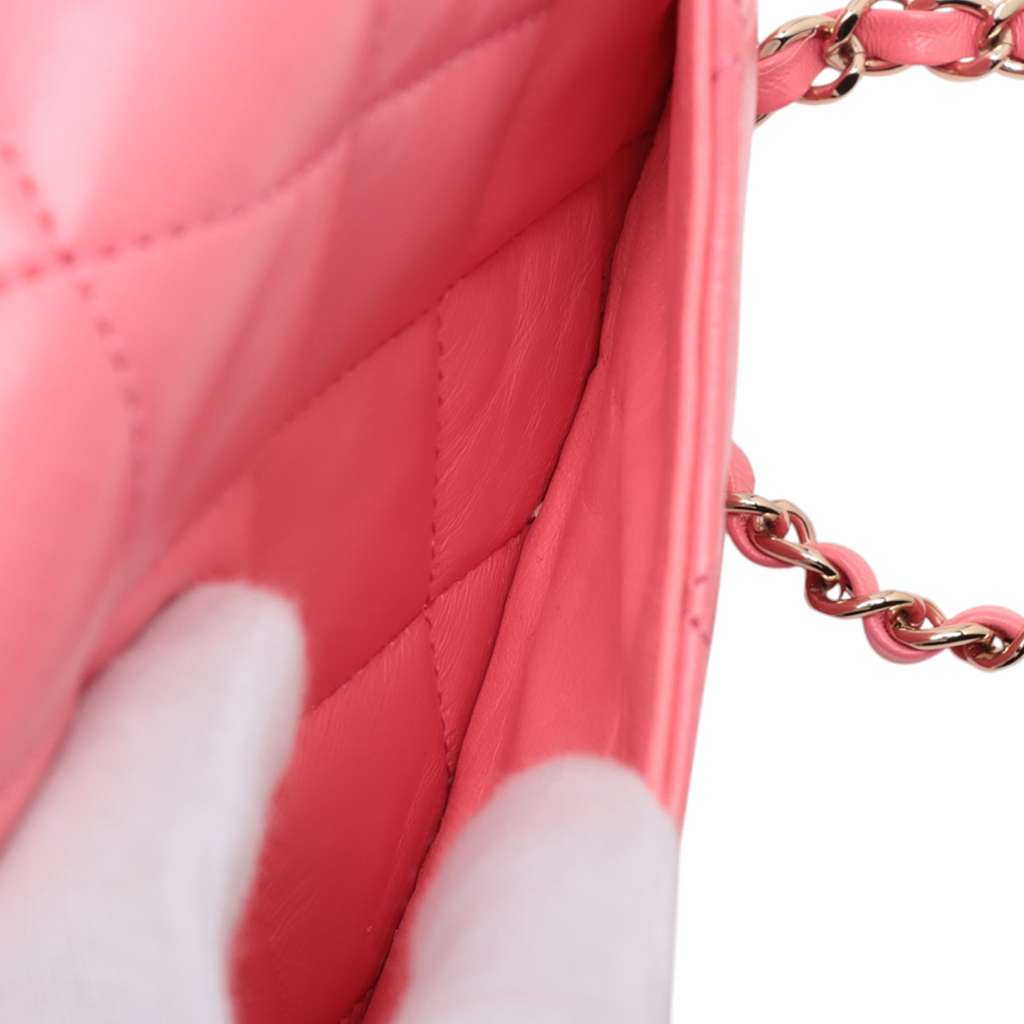 Chanel Mini Quilted Shiny Lambskin Coco Trip Flap - 4