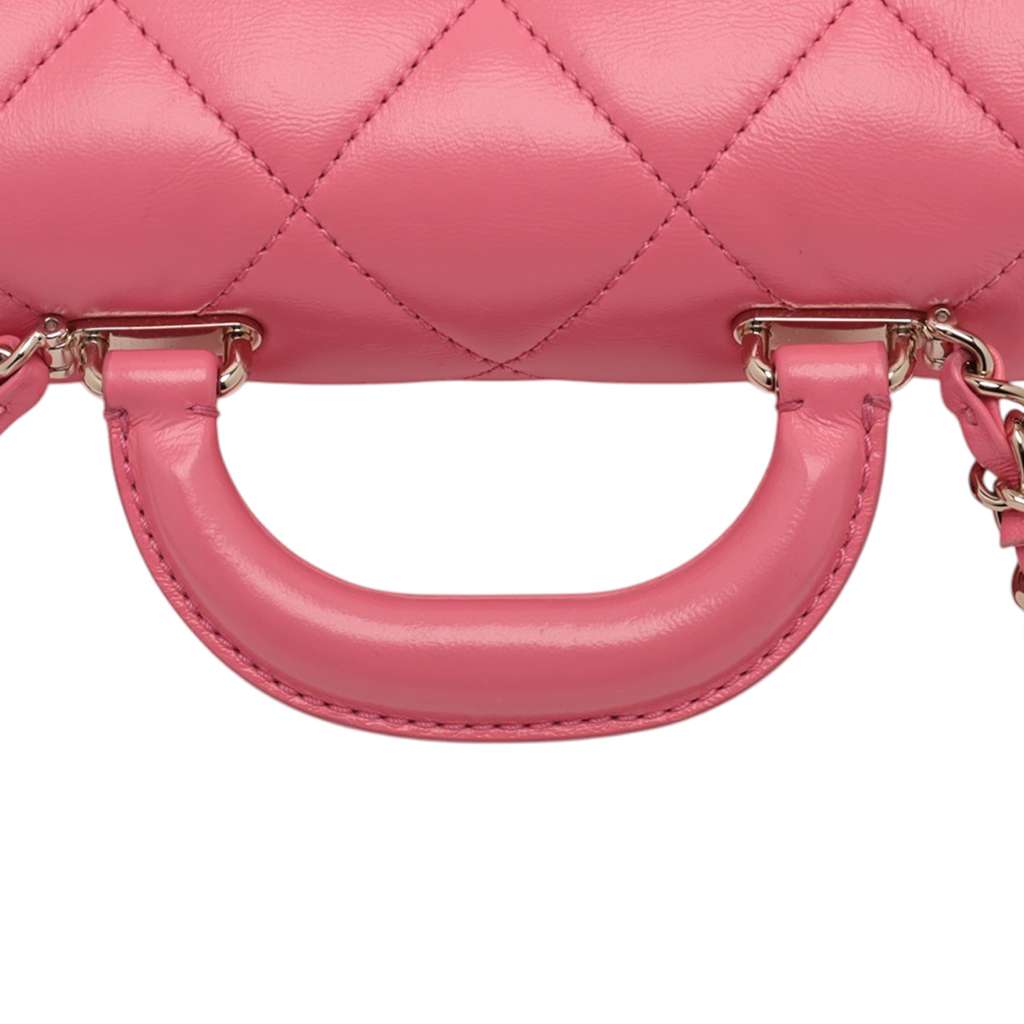 Chanel Mini Quilted Shiny Lambskin Coco Trip Flap - Image 10