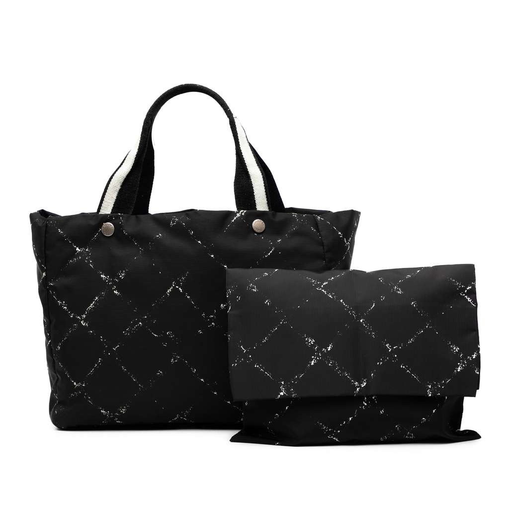 Chanel Old Travel Line Nylon Tote - Image 13