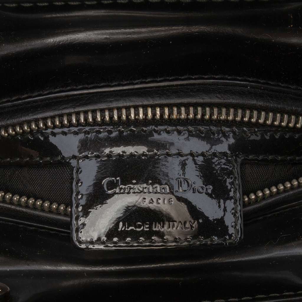 Dior Medium Patent Cannage Lady Dior - Side view