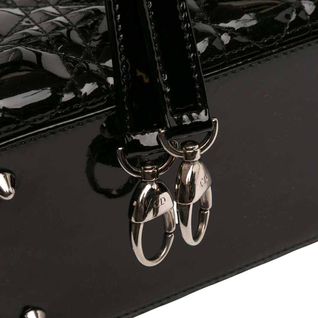 Dior Medium Patent Cannage Lady Dior - Image 10
