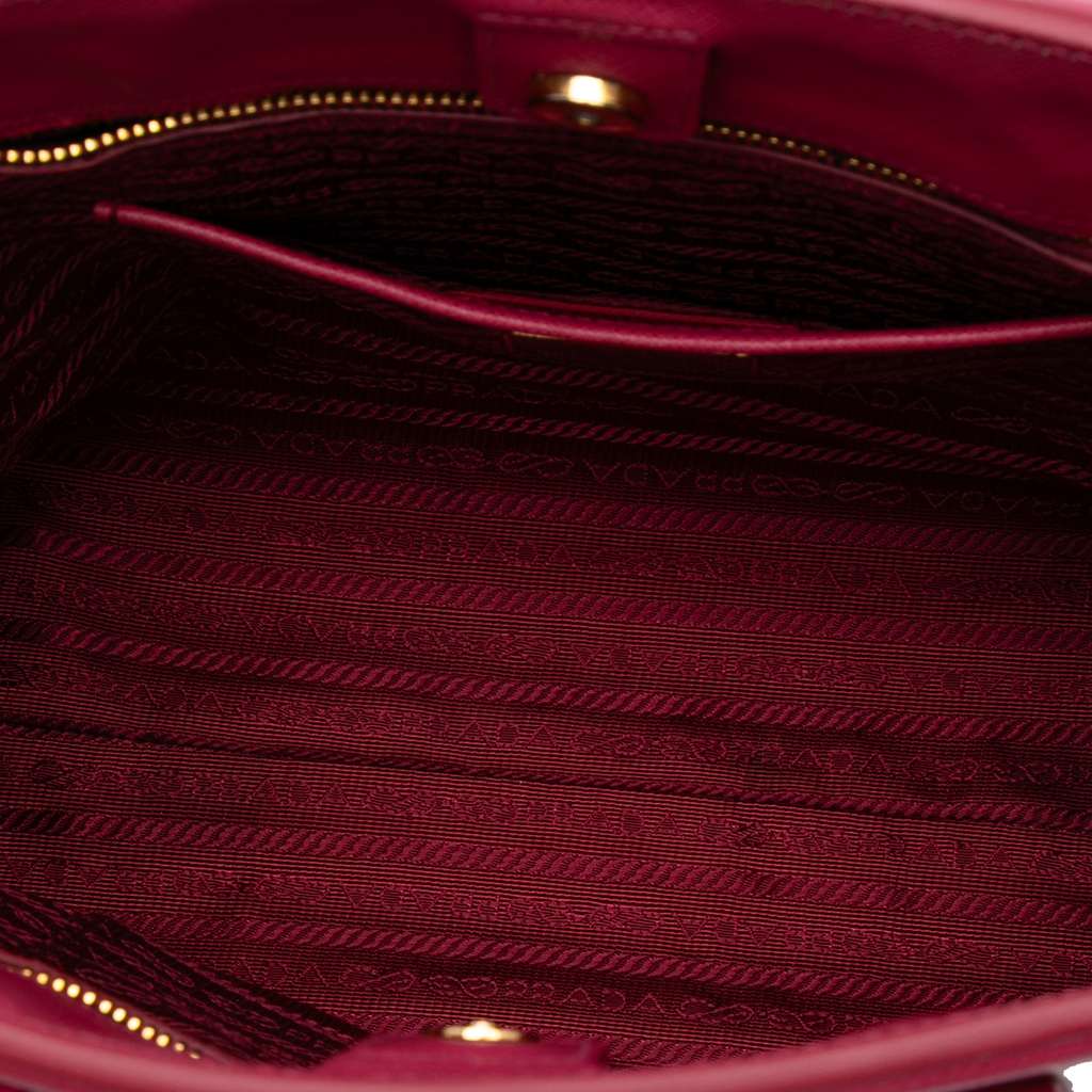 Prada Saffiano Lux Parabole Satchel - 4