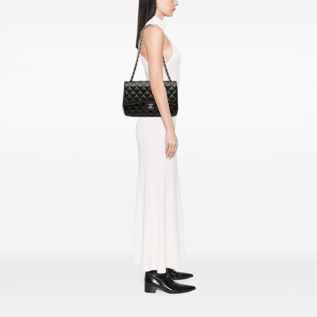 Chanel Jumbo Classic Lambskin Double Flap - Image 13