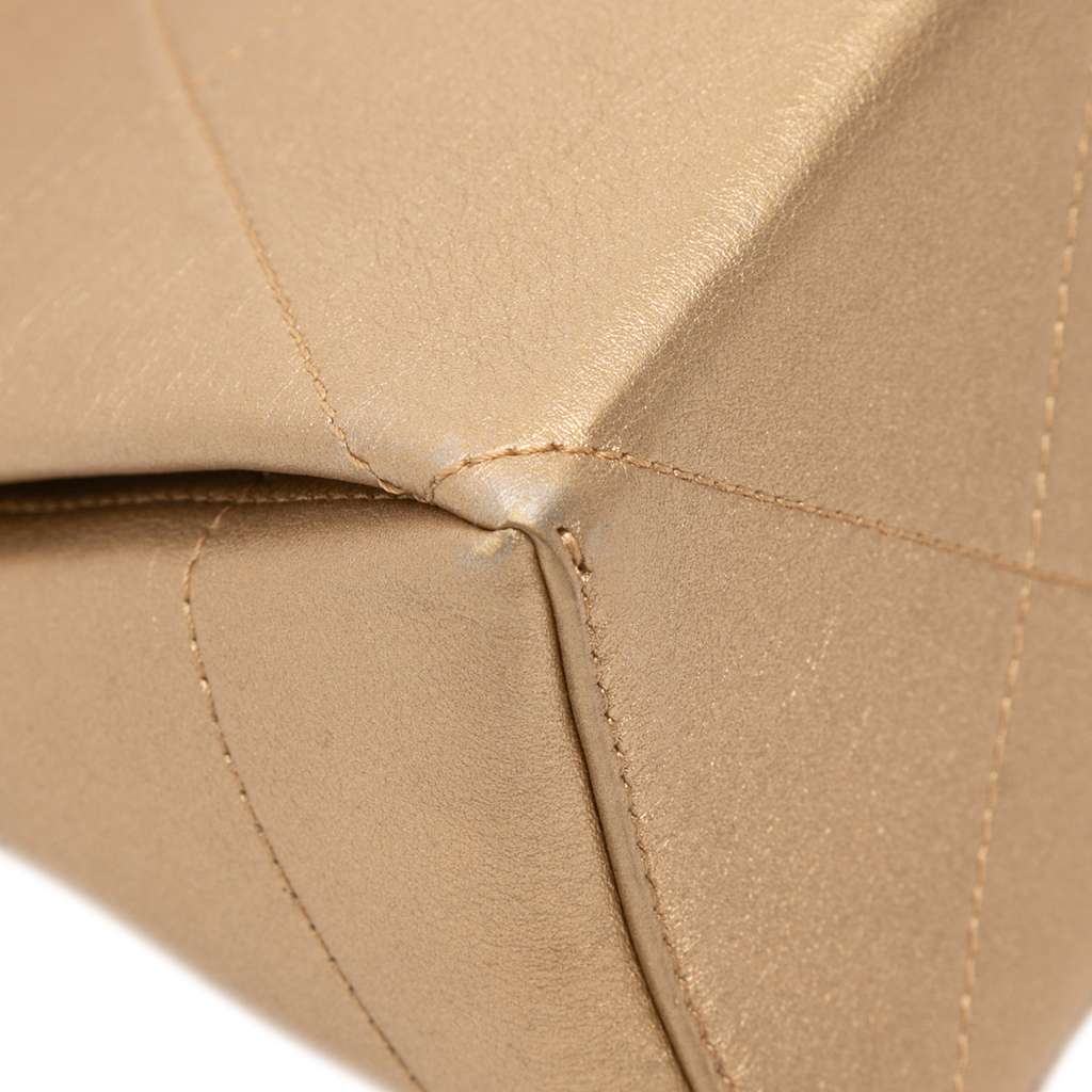 Chanel Small Calfskin Kiss Lock Frame Bag - Image 10