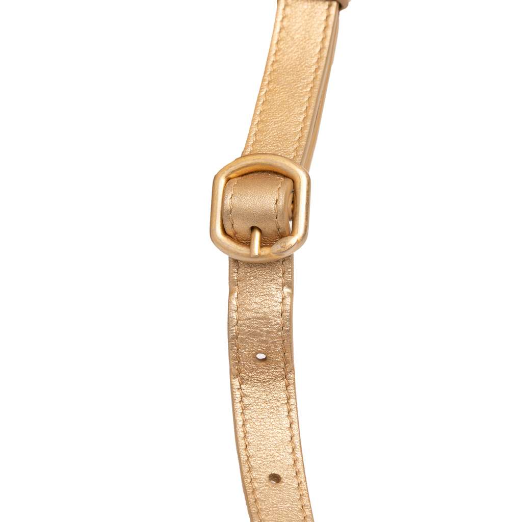 Chanel Small Calfskin Kiss Lock Frame Bag - Image 11