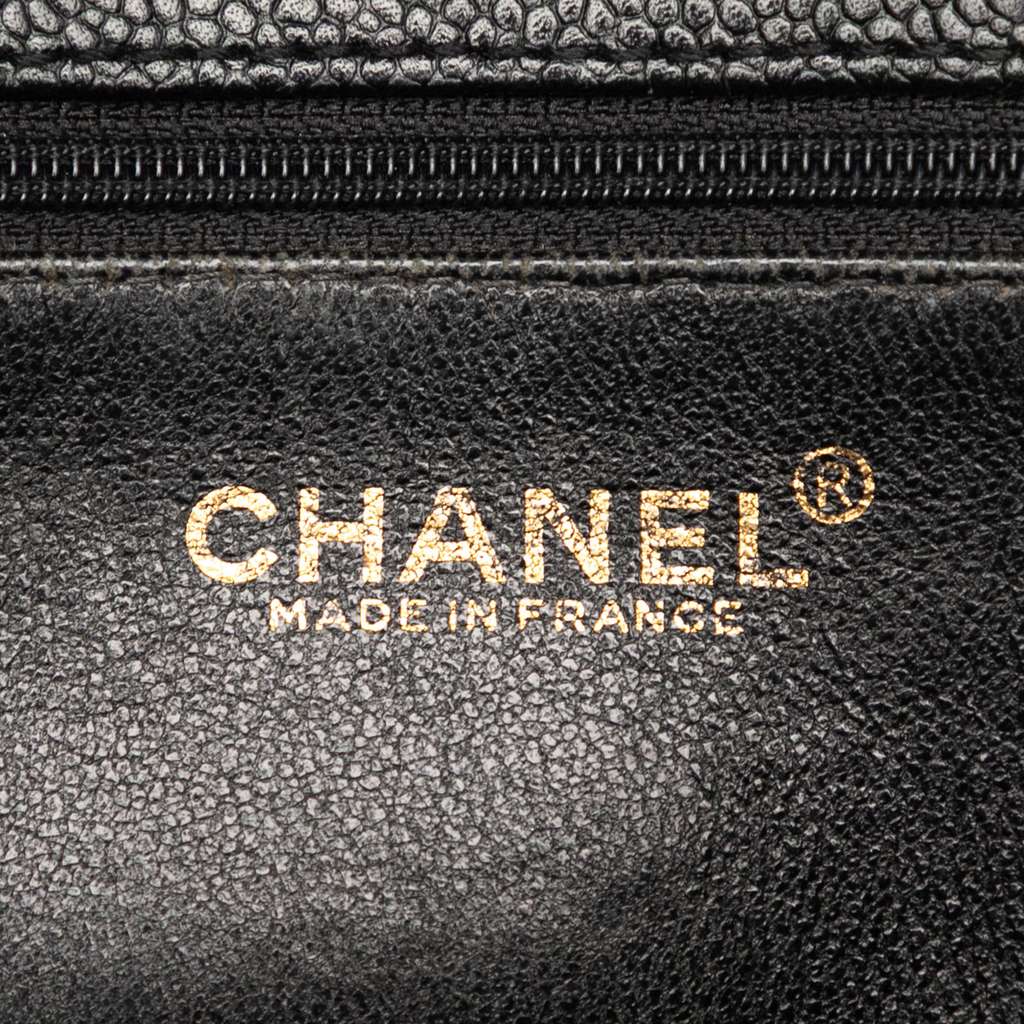 Chanel CC Caviar Turn Lock Tote - 5