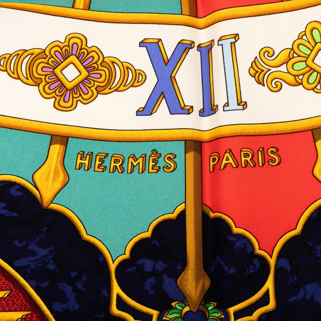 Hermès Carpe Diem Silk Scarf 90 - 4