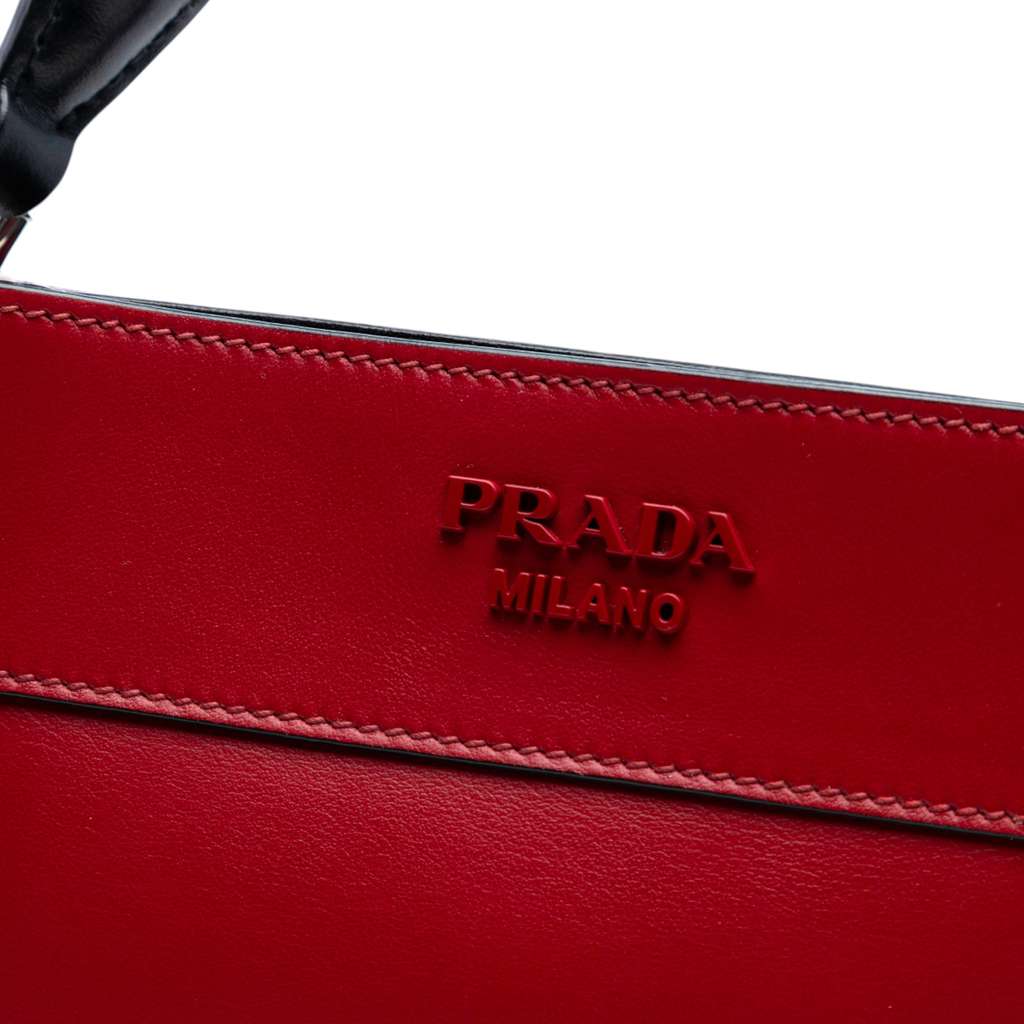 Prada Small City Calf Margit Satchel - 5