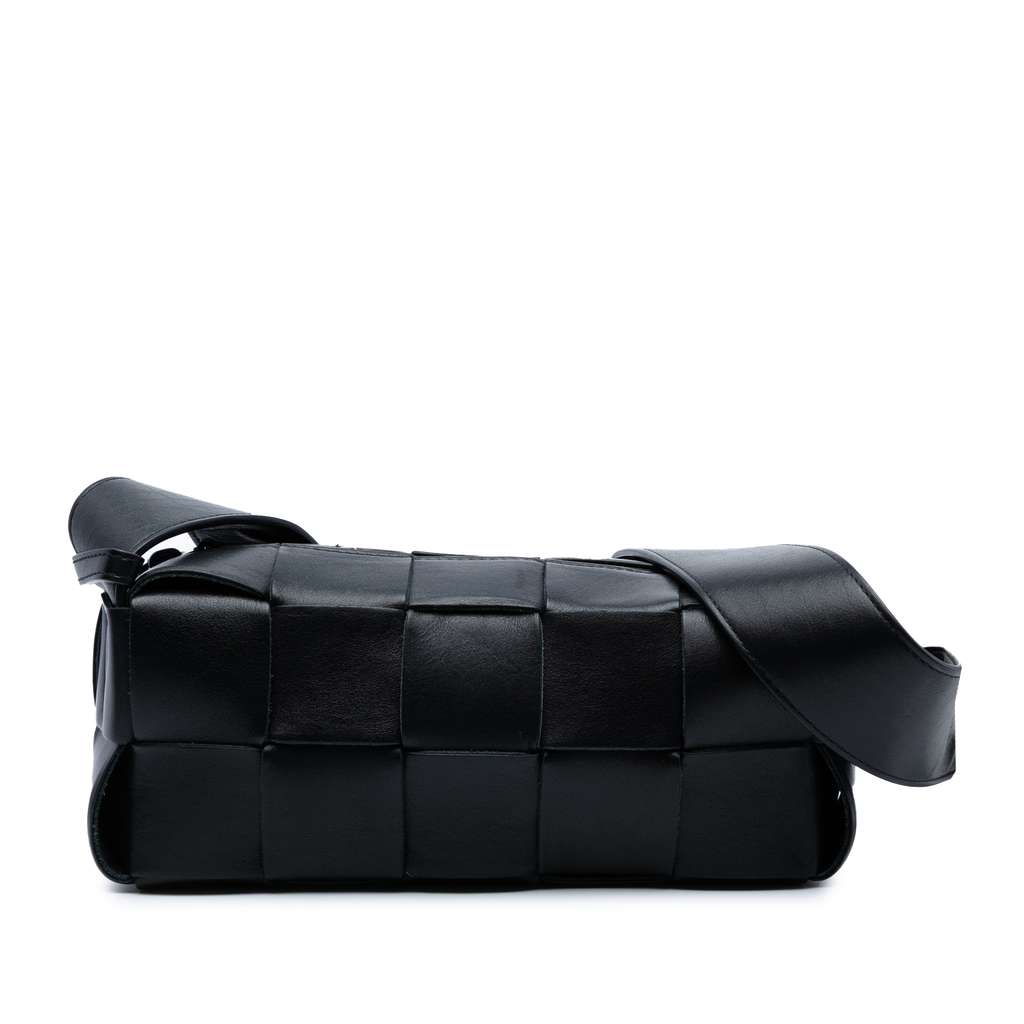 Bottega Veneta Small Lambskin Intrecciato Brick Cassette