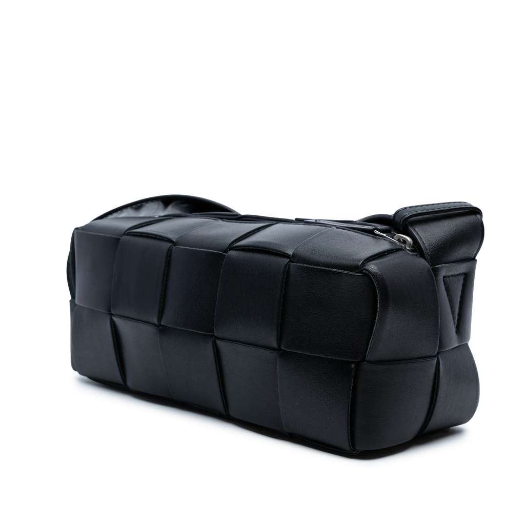 Bottega Veneta Small Lambskin Intrecciato Brick Cassette - Back view