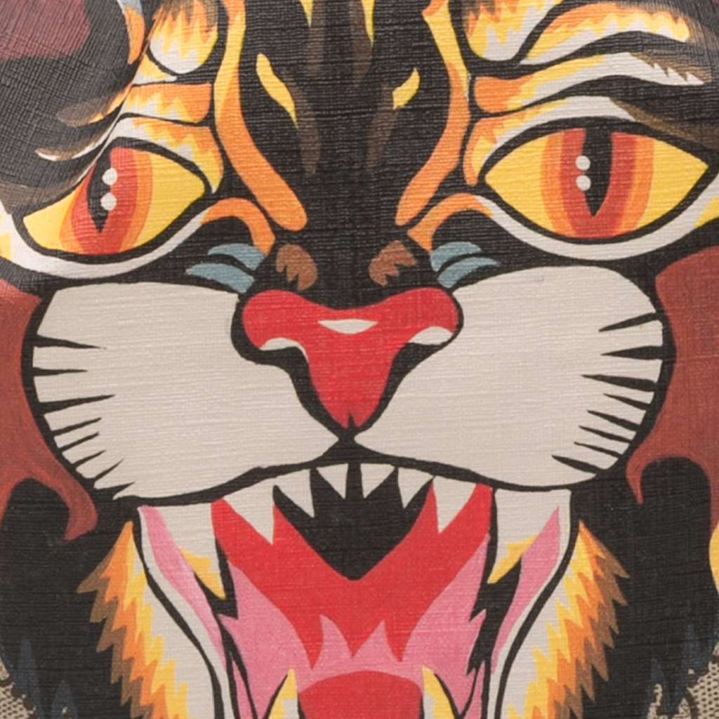 Gucci GG Supreme Angry Cat Drawstring Backpack - Detail 2