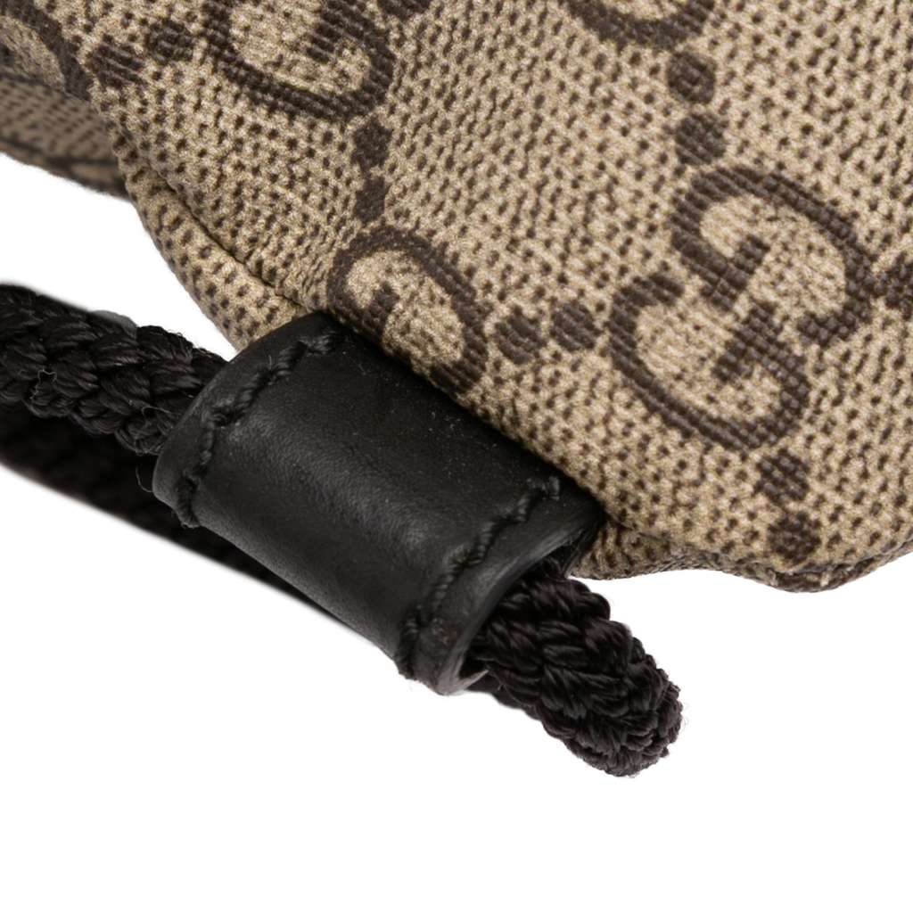 Gucci GG Supreme Angry Cat Drawstring Backpack - Image 10