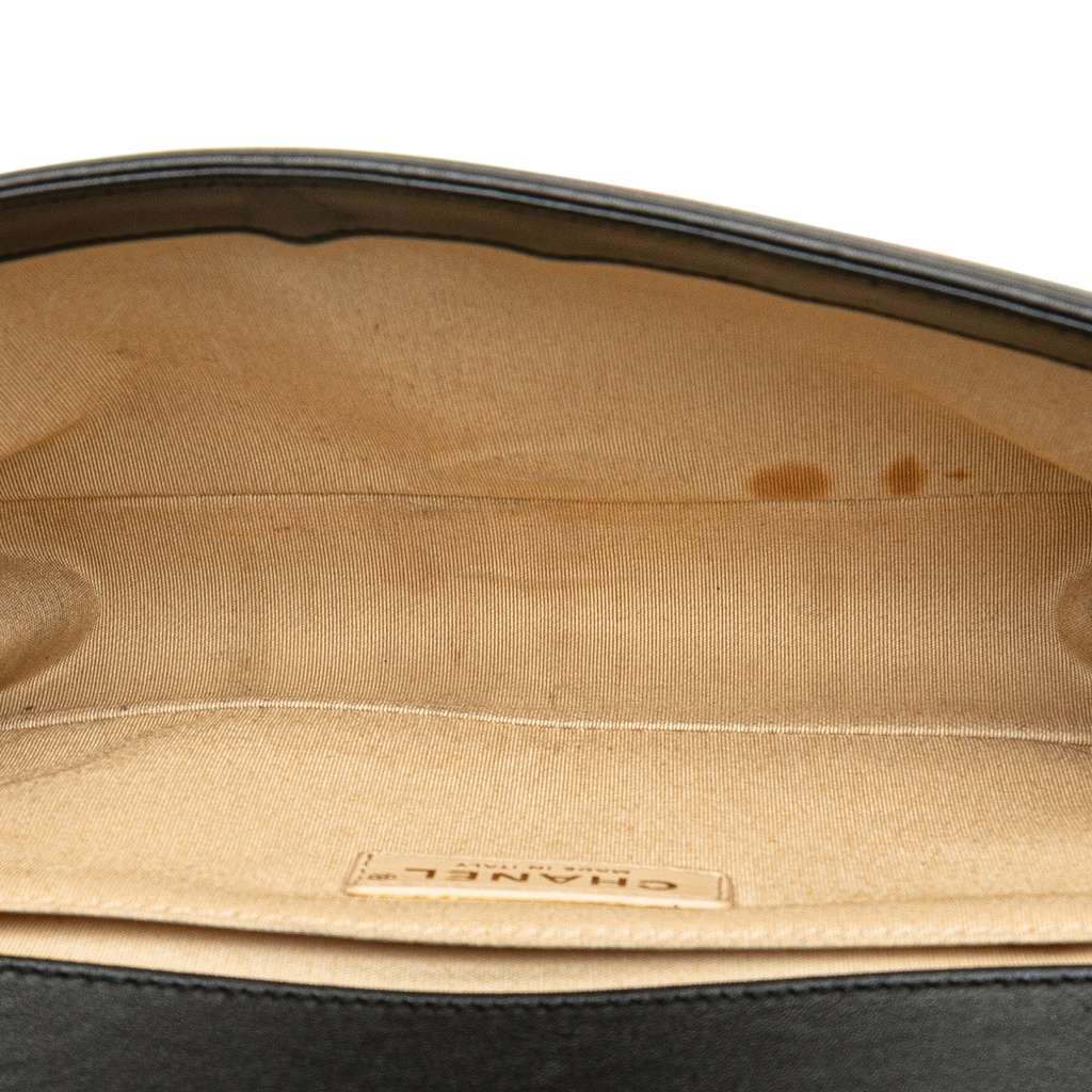 Chanel Old Medium Chevron Lambskin Stitched Boy Flap - 4