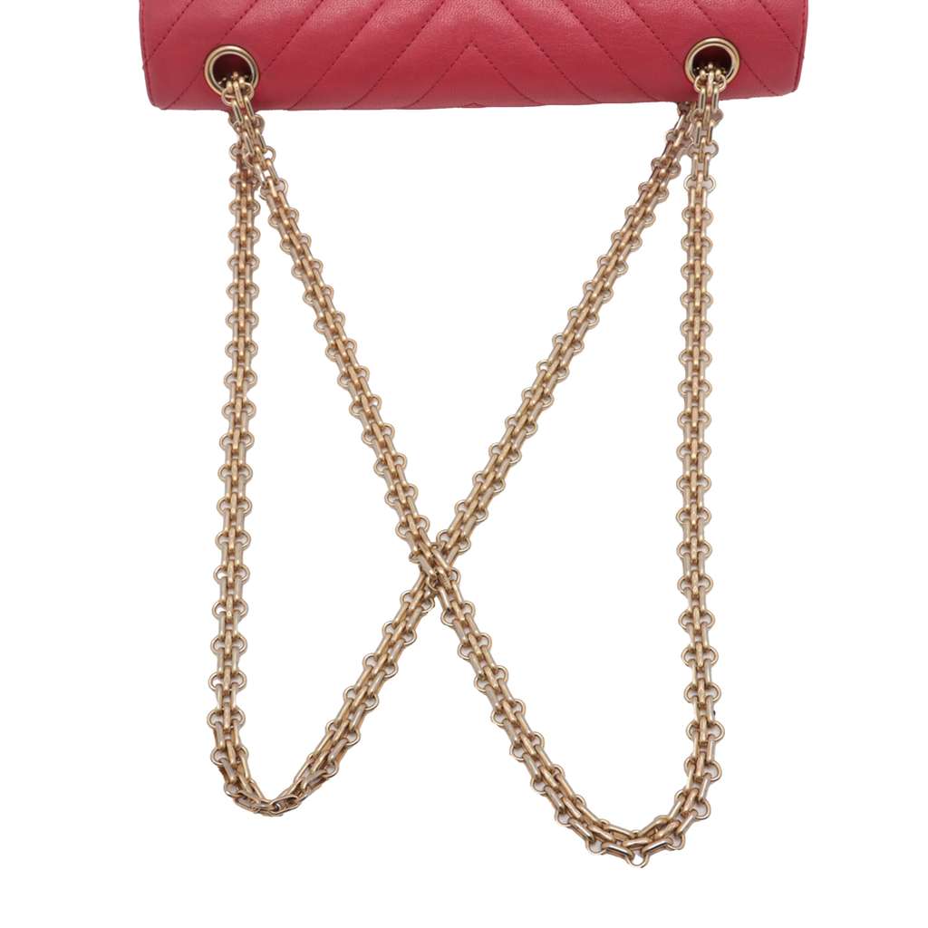 Chanel Reissue 2.55 Chevron Lambskin Double Flap 225 - Image 11