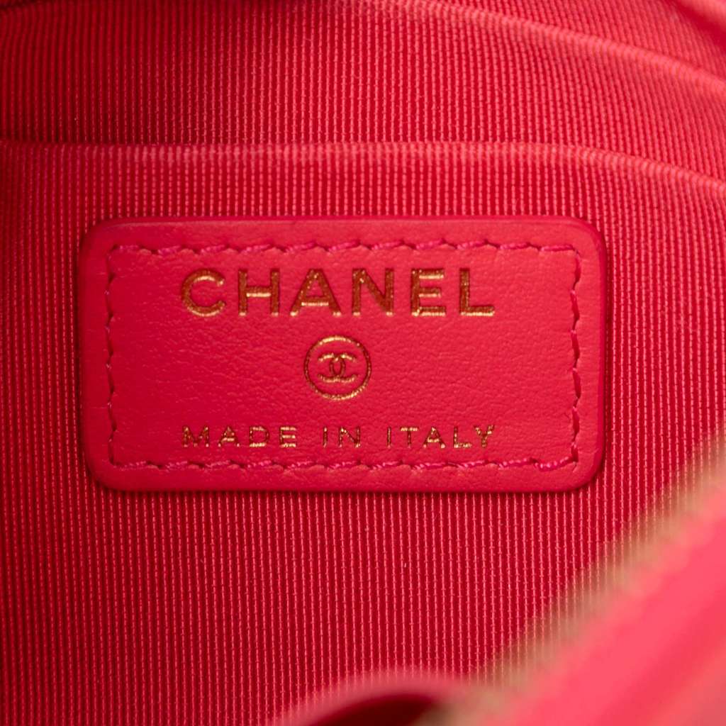 Chanel Small Lambskin 19 O Case Pouch - Side view