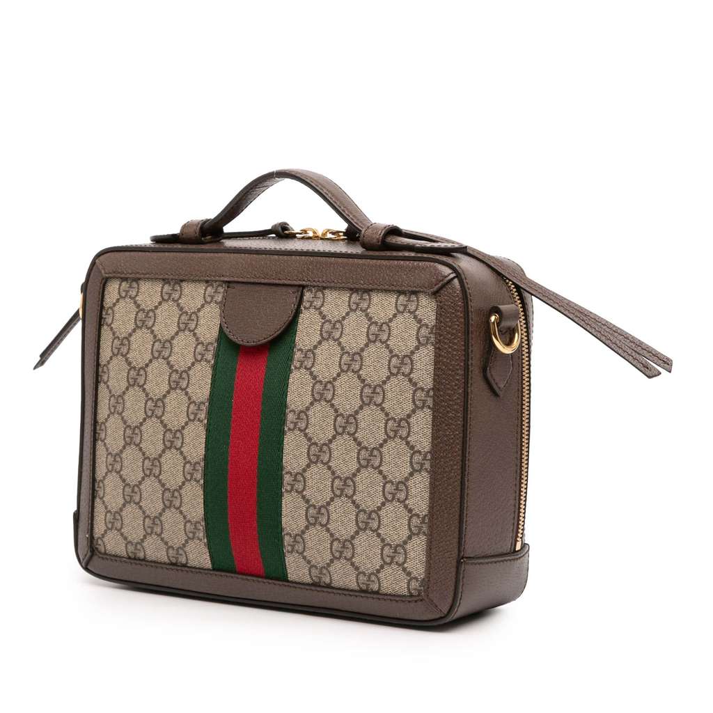 Gucci Small GG Supreme Web Ophidia Satchel - 2