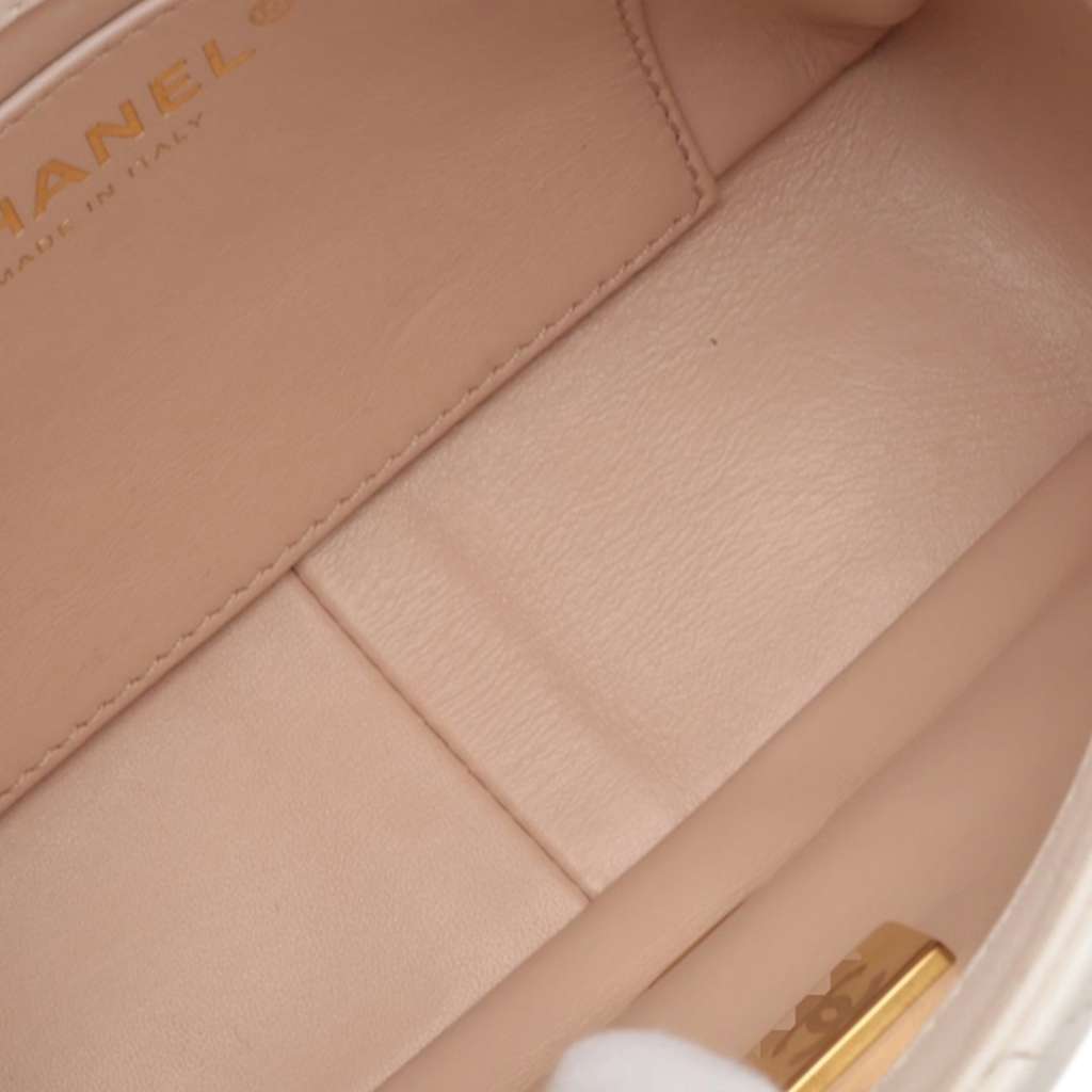 Chanel Mini Quilted Lambskin Chain Rows Flap - 3