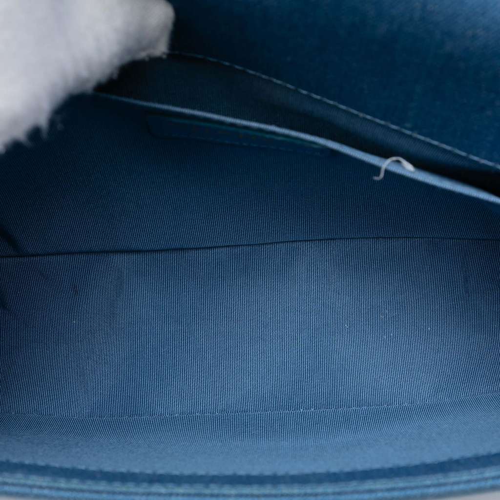 Chanel Old Medium Pleated Denim Boy Flap - 4