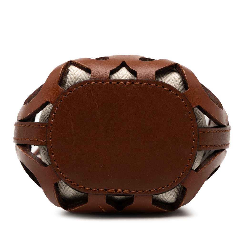 Loewe Anagram Leather Cut Out Pocket Crossbody - Image 6