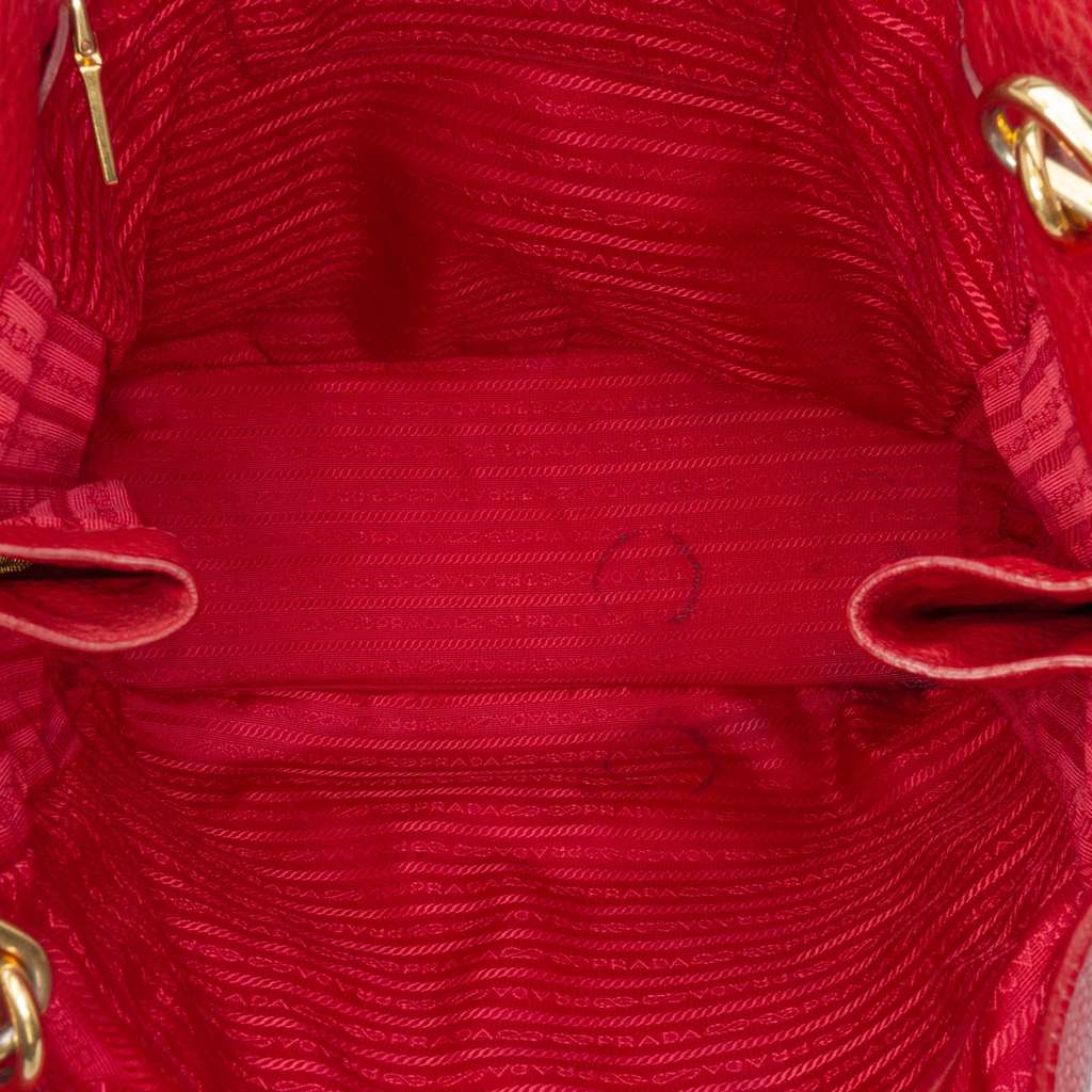 Prada Vitello Daino Side Zip Shopper Tote - 4