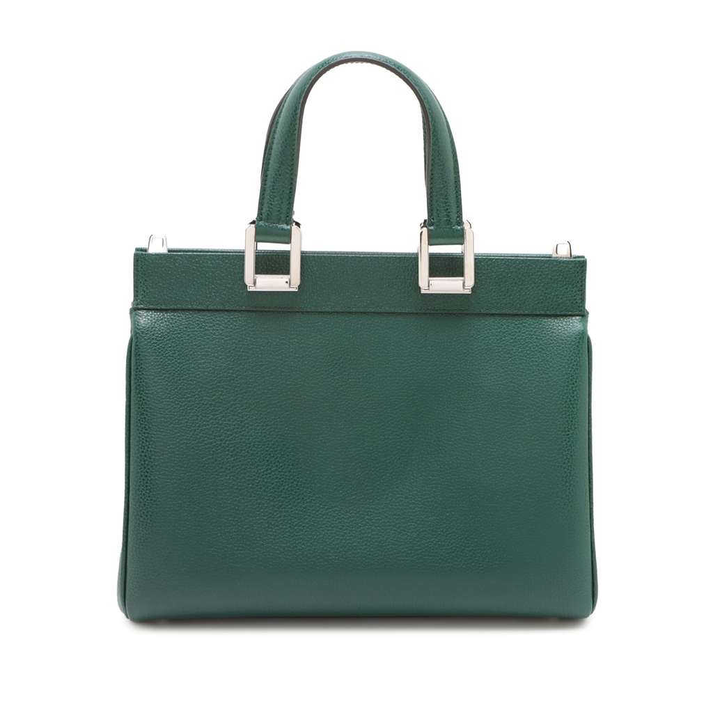 Gucci Small Grained Calfskin Zumi Top Handle Bag - Back view