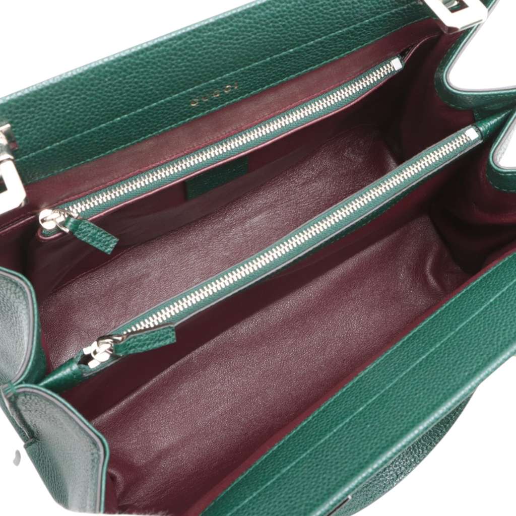 Gucci Small Grained Calfskin Zumi Top Handle Bag - Image 6