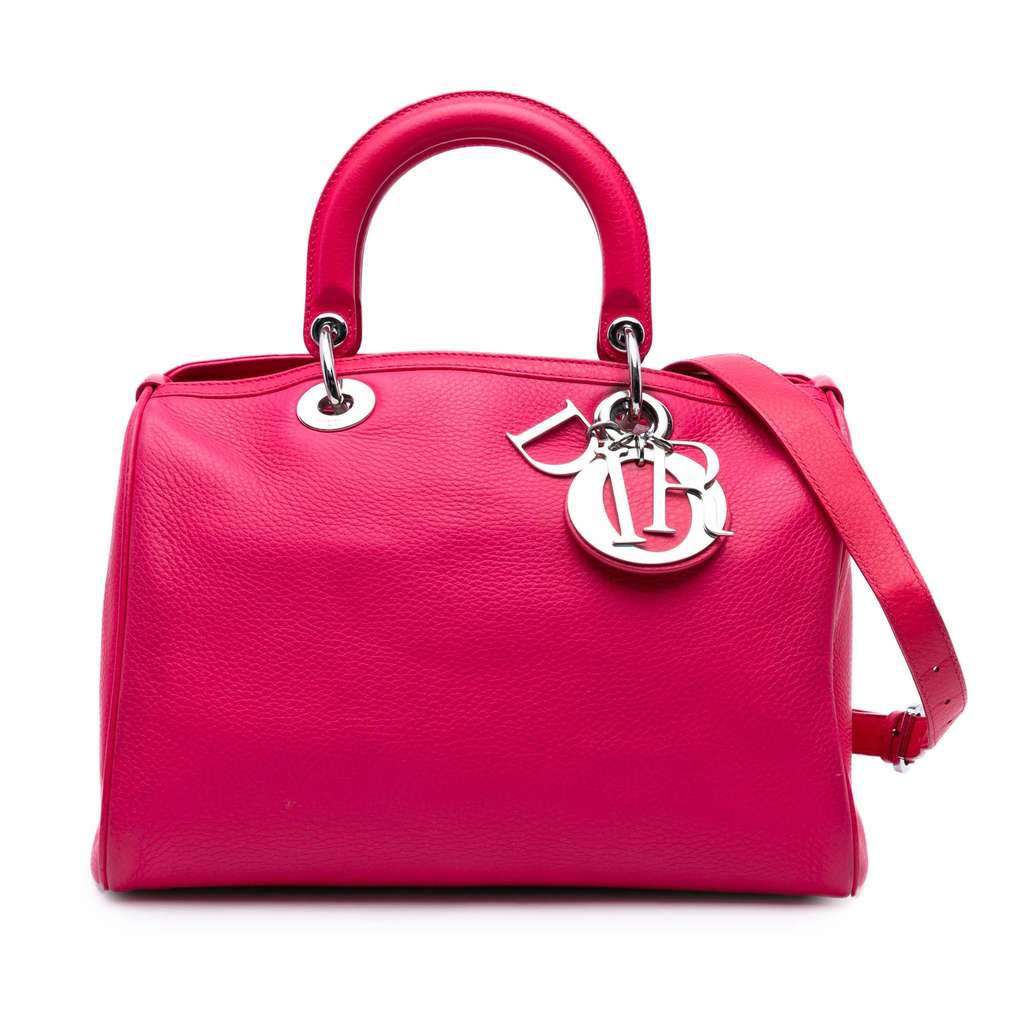 Dior Medium Leather Diorissimo Satchel