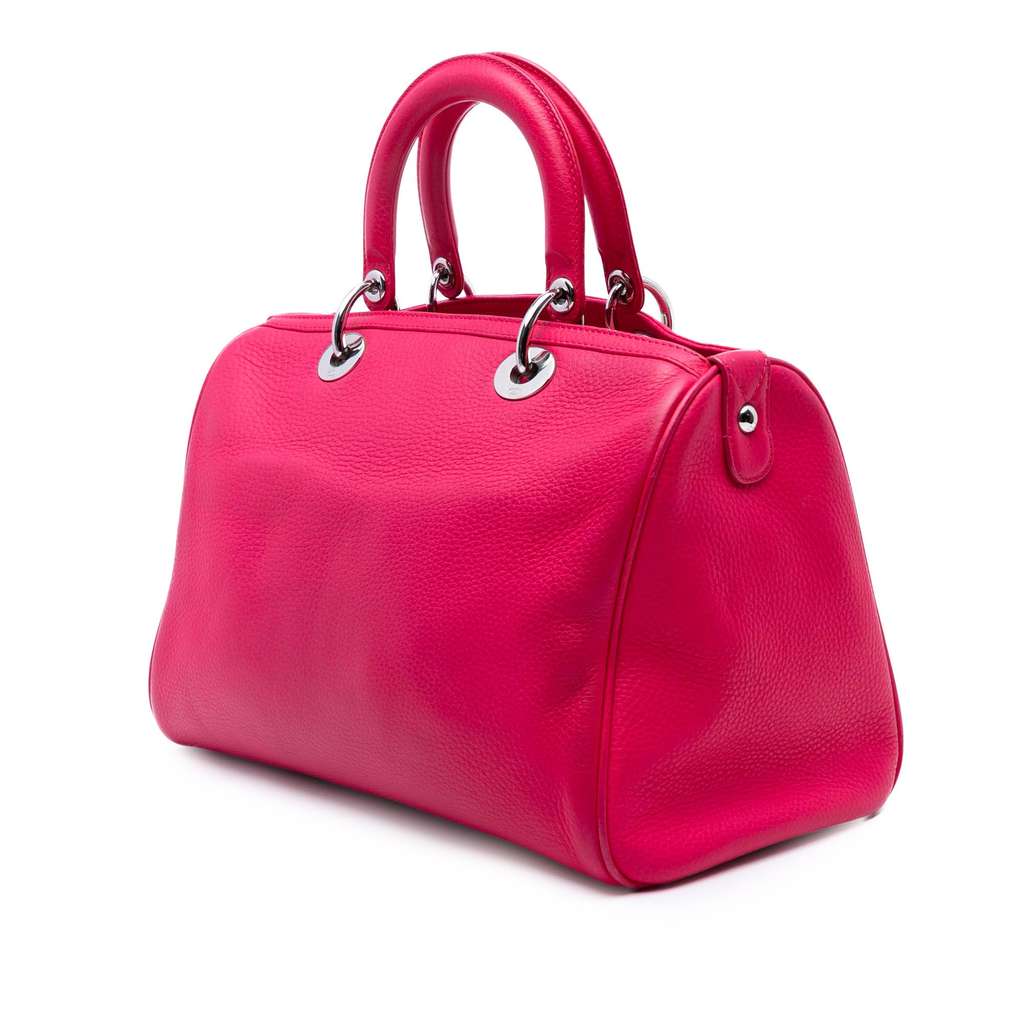 Dior Medium Leather Diorissimo Satchel - Back view