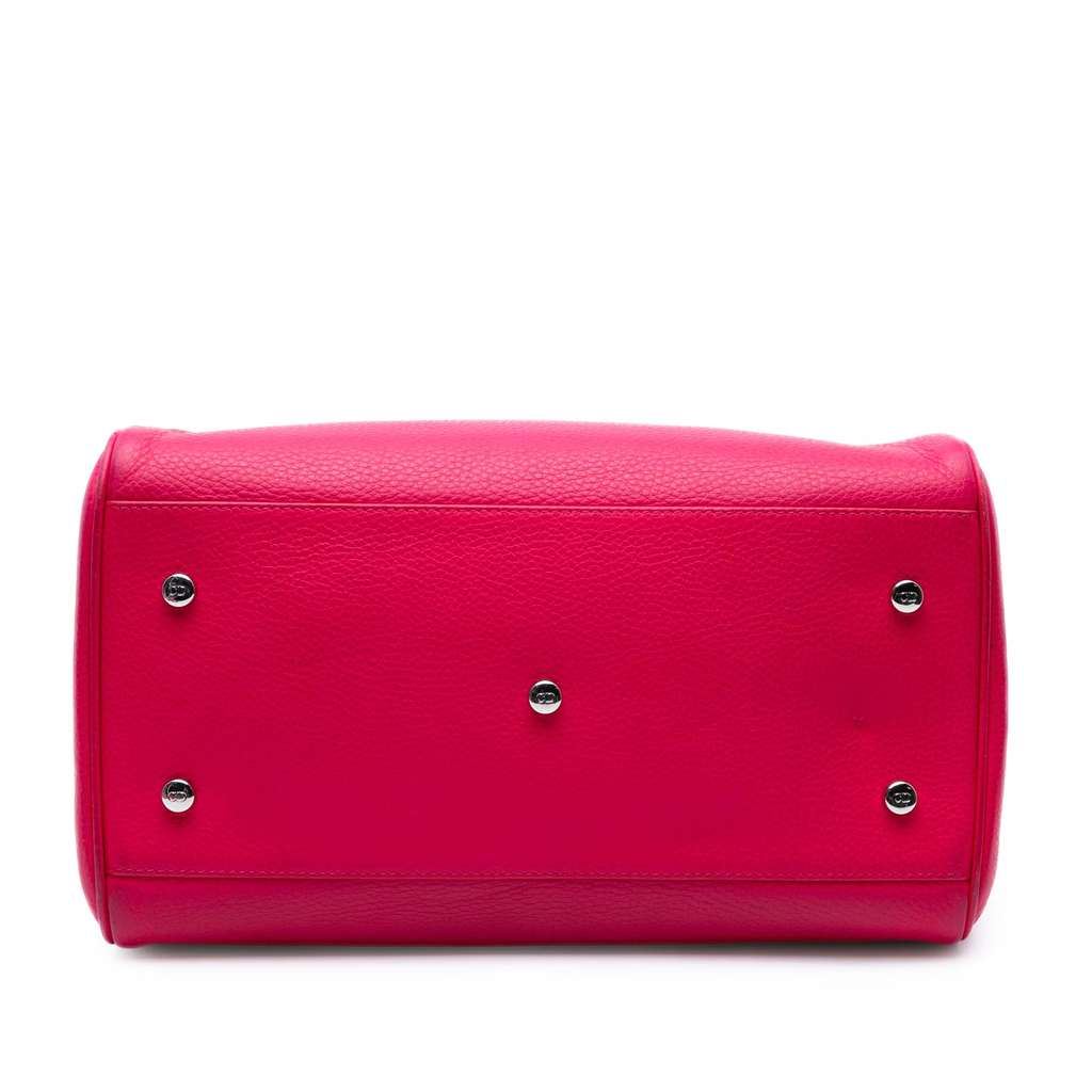 Dior Medium Leather Diorissimo Satchel - Image 6