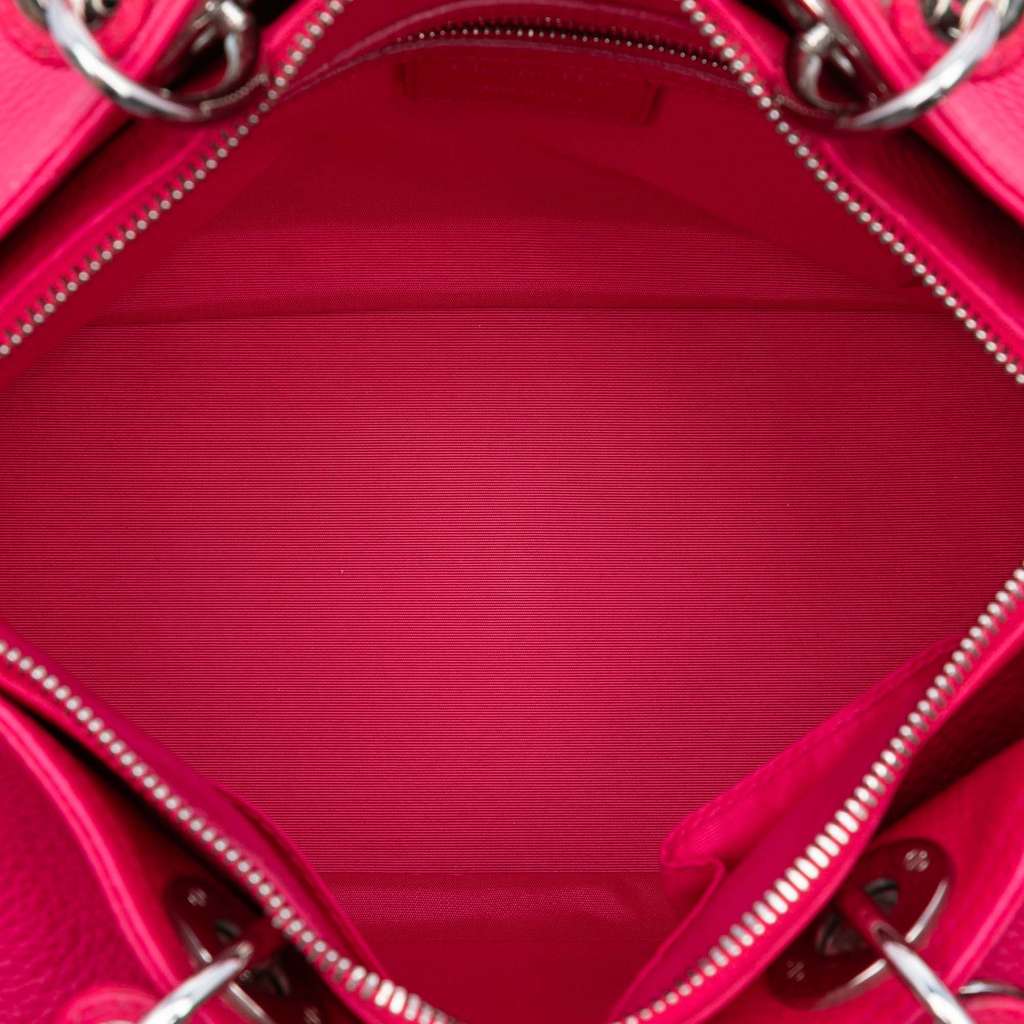 Dior Medium Leather Diorissimo Satchel - 4