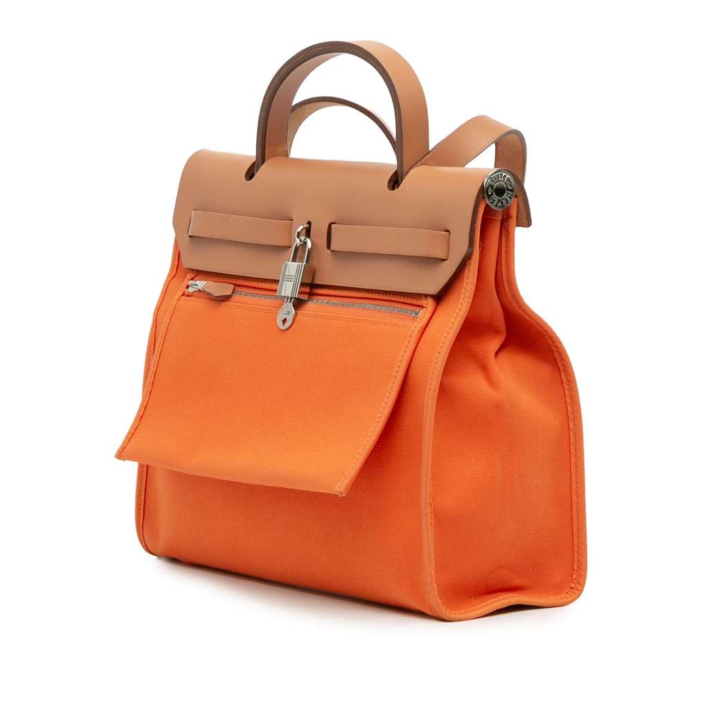 Hermès Toile Herbag Zip 31 - Back view