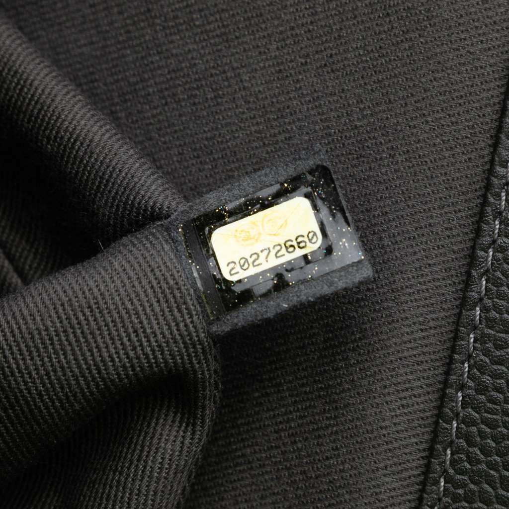 Chanel Large CC Quilted Caviar CC Clutch - Side view