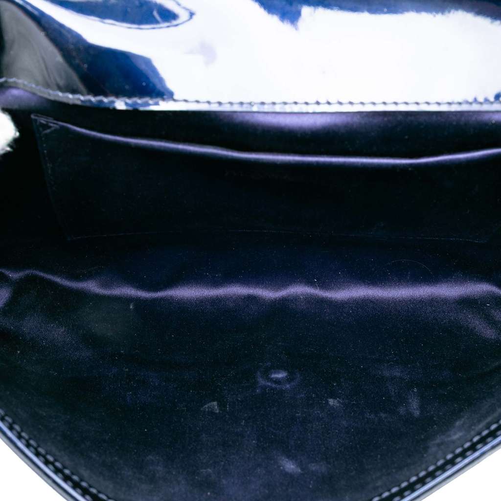 Saint Laurent Large Patent Belle De Jour Clutch - 4