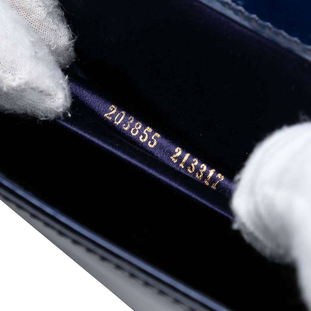 Saint Laurent Large Patent Belle De Jour Clutch - Detail 1