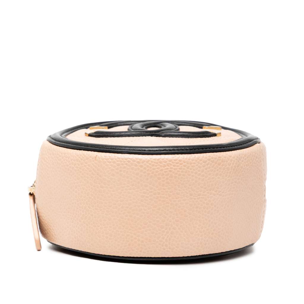 Chanel Caviar CC Filigree Round Crossbody - Image 6