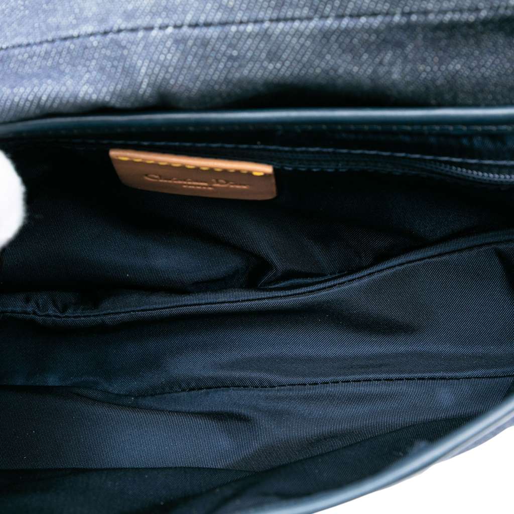 Dior Denim Saddle Bag - 4