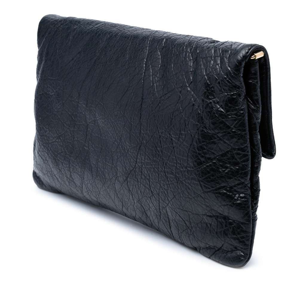 Balenciaga Lambskin Motocross Giant 12 Envelope Clutch - 2