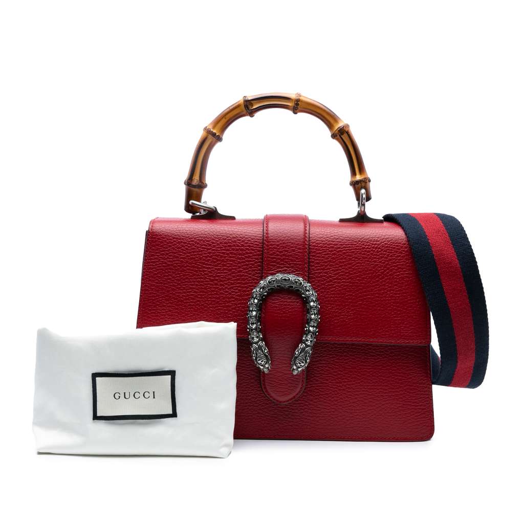 Gucci Medium Bamboo Dionysus Web Satchel - Image 10