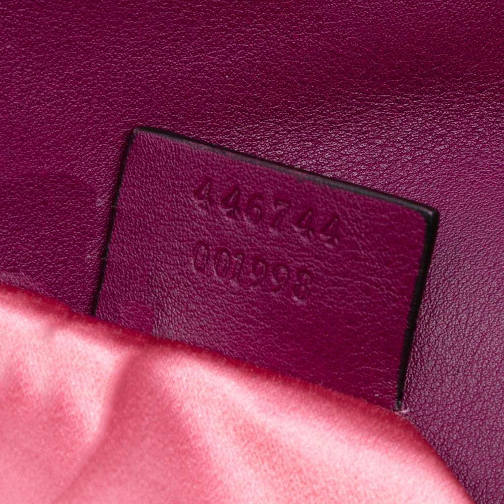 Gucci Small GG Marmont Matelasse Velvet Crystal Embellished Shoulder Bag - 5