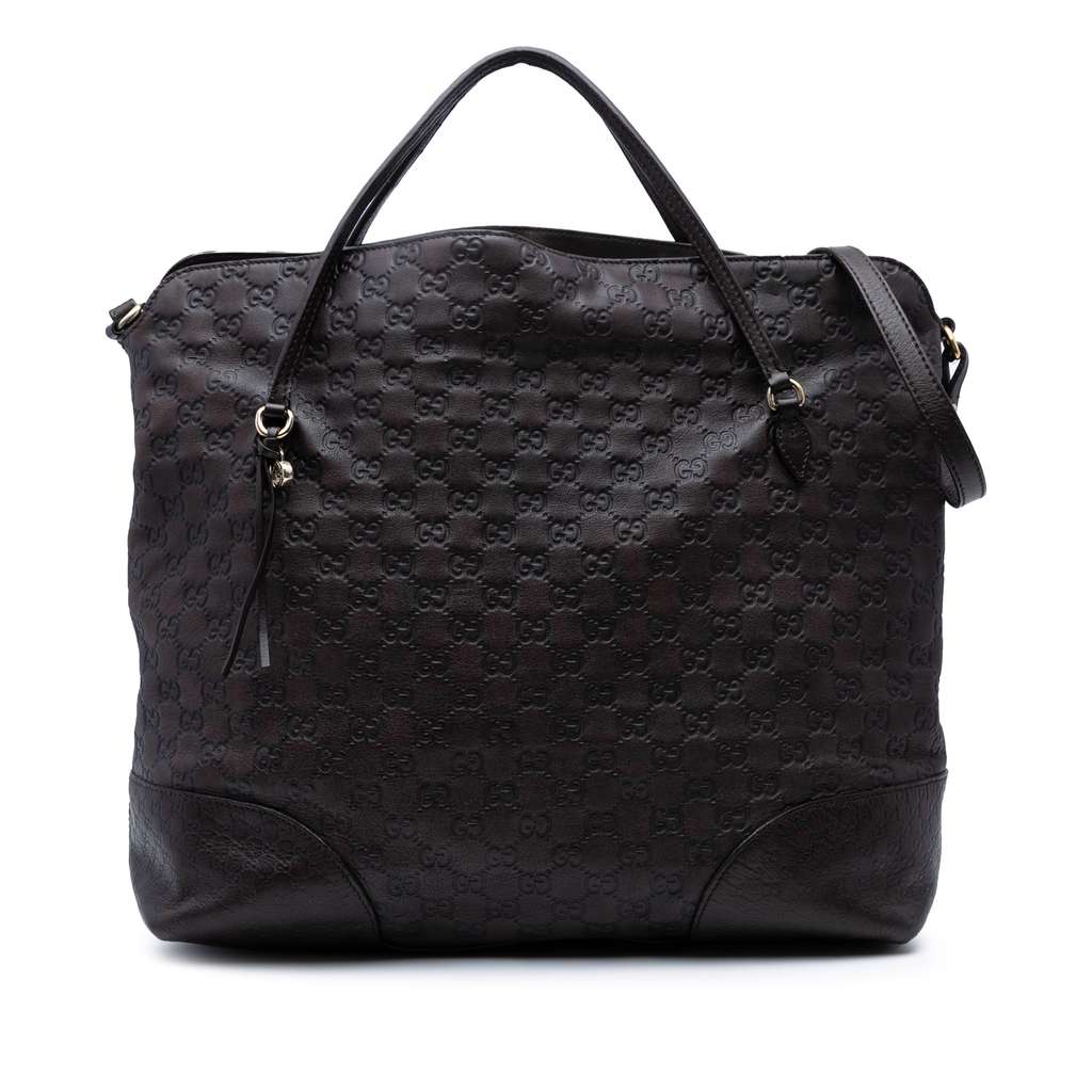 Gucci Large Guccissima Bree Fold Over Tote