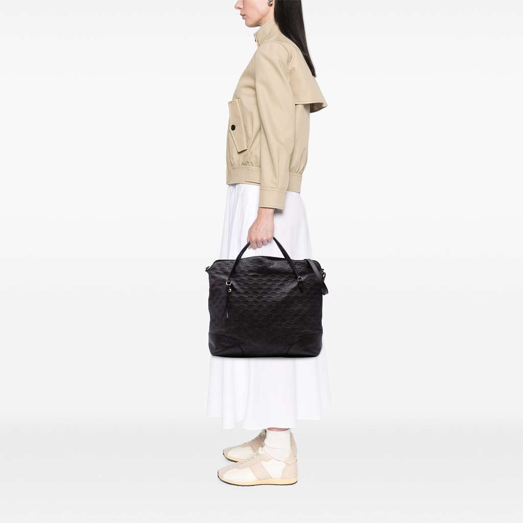 Gucci Large Guccissima Bree Fold Over Tote - Detail 2