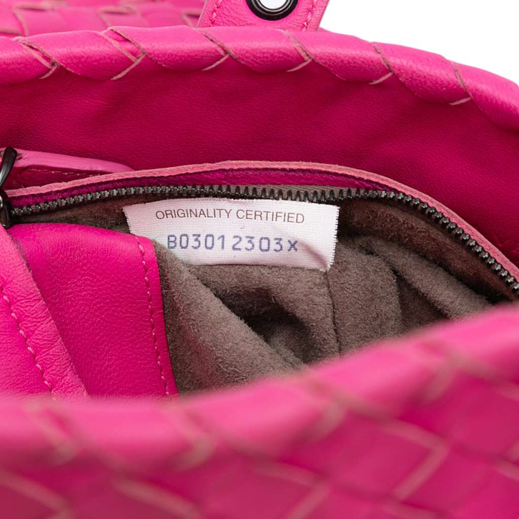 Bottega Veneta Nappa Intrecciato Flap Satchel - Detail 1