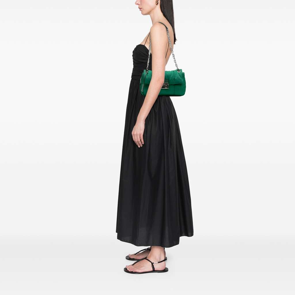 Prada Tessuto Bomber Sound Lock Chain Flap - Image 13