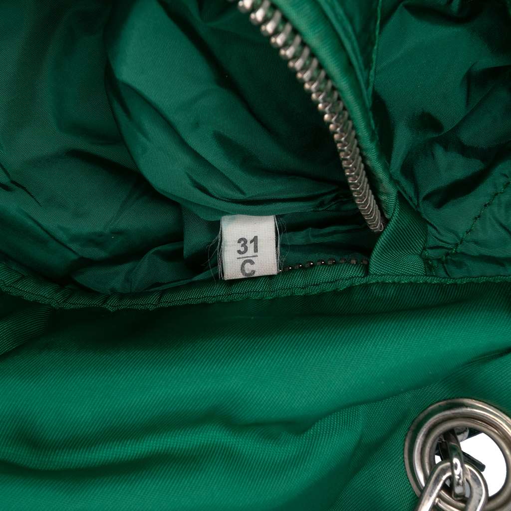 Prada Tessuto Bomber Sound Lock Chain Flap - Detail 1
