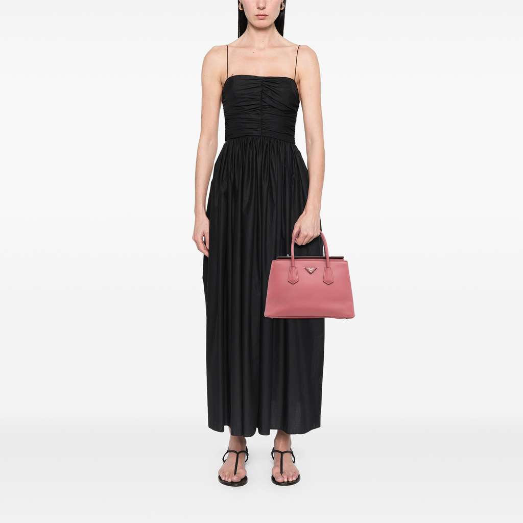 Prada Saffiano Cuir Turnlock Twin Satchel - Image 13