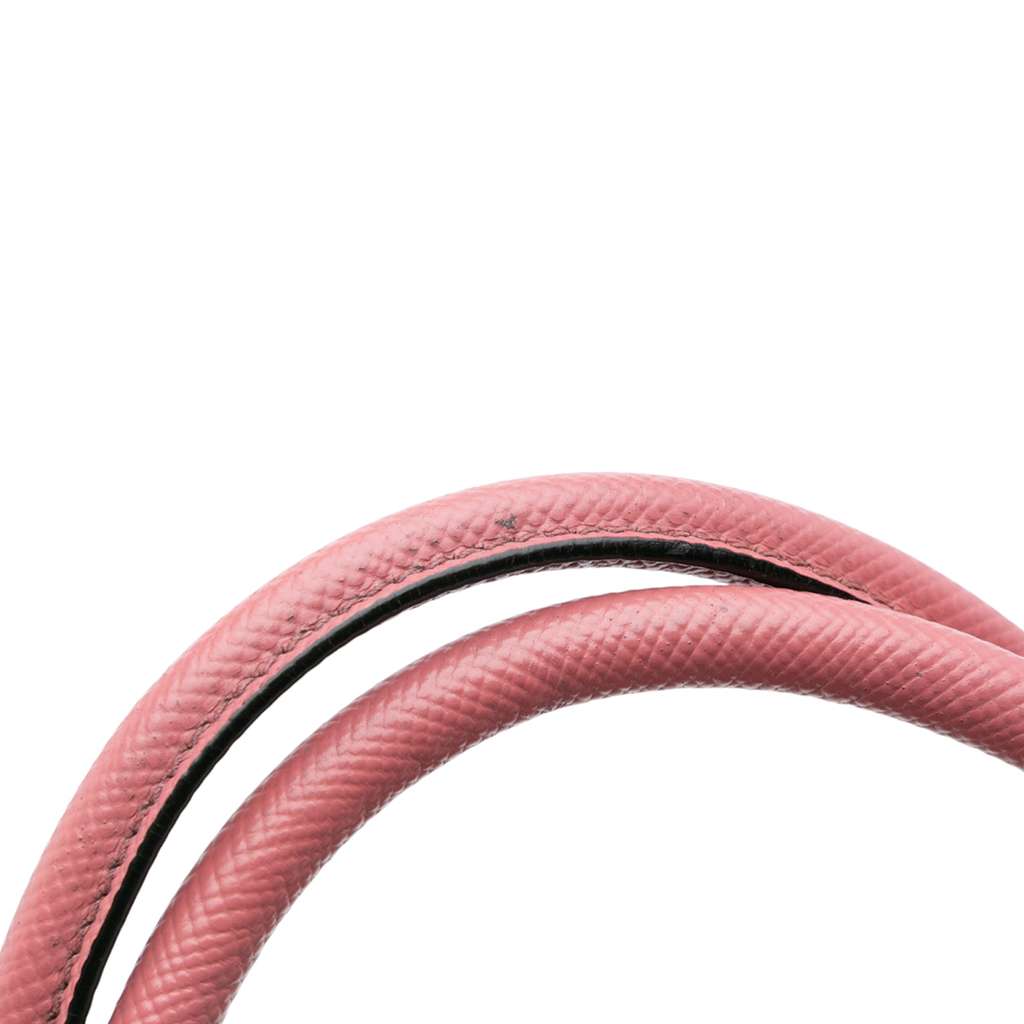 Prada Saffiano Cuir Turnlock Twin Satchel - Image 12